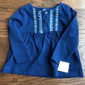 Old Navy Girls Top with Flower Embroidery